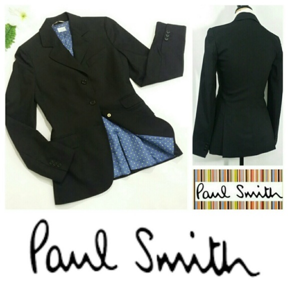 - Paul Smith Italian BLACK Blazer Sportscoat👌 - Picture 2 of 8